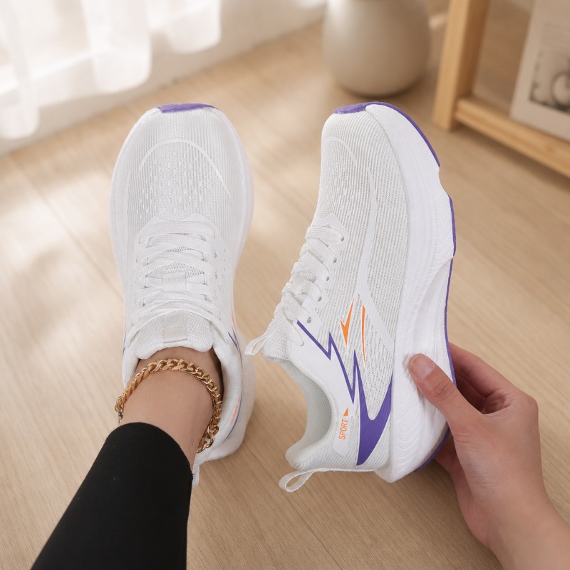 Wide Toe Box Running Sneakers - أحذية رياضية نسائية واسعة الأصابع، مصنوعة