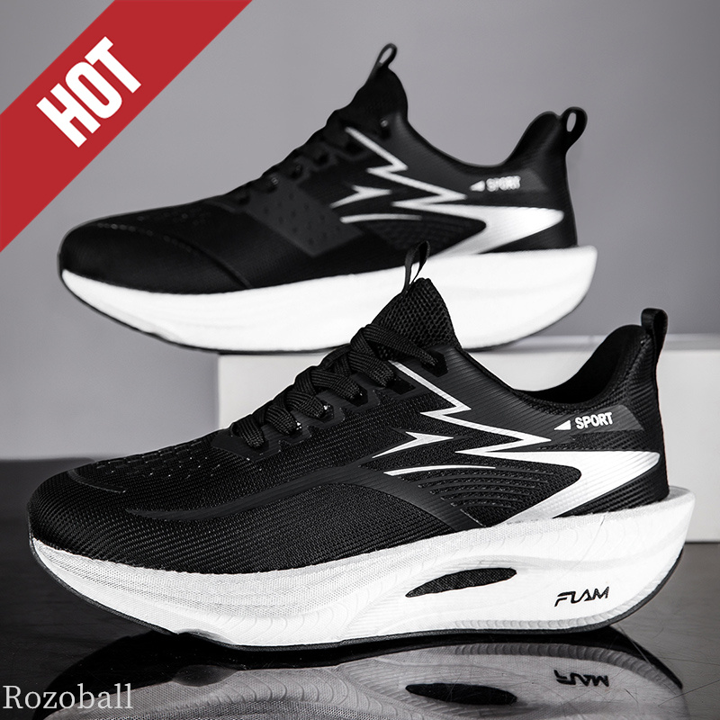 Breathable Mesh Athletic Shoes - أحذية الجري بلوحة كربونية ووسادة هوائية