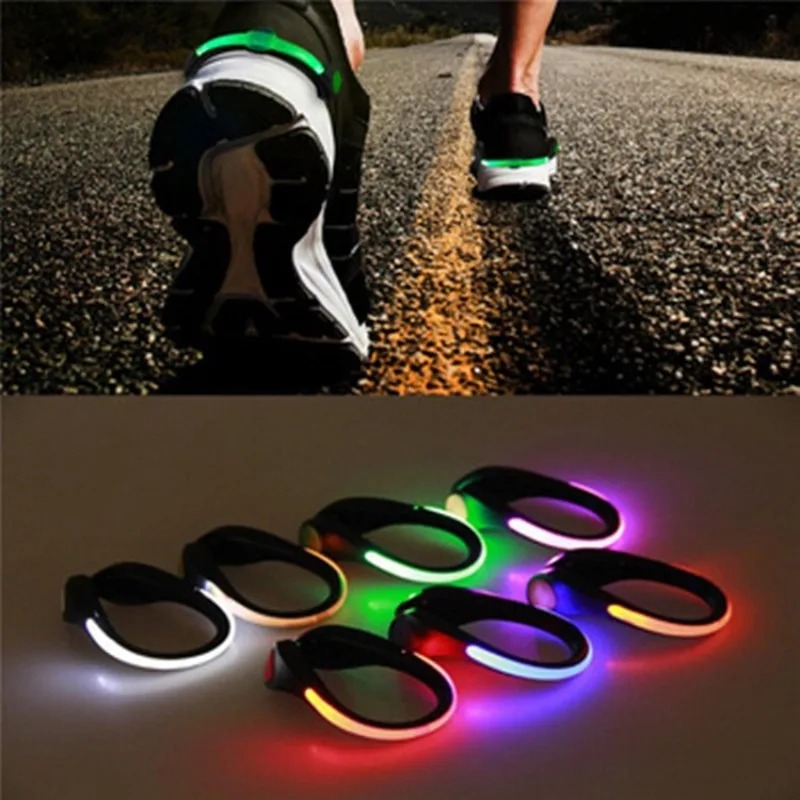 Reflective Night Running Shoes - 2024 مشبك حذاء مضيء ضوء في