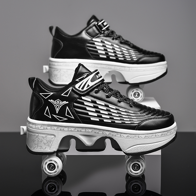 Running Shoes - أحذية تزلج جديدة للشباب بأربع عجلات
