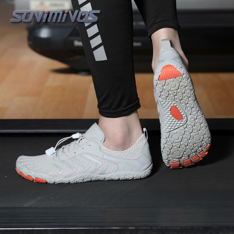 Wide Toe Box Running Sneakers - أحذية جري رجالية خفيفة الوزن للمشي