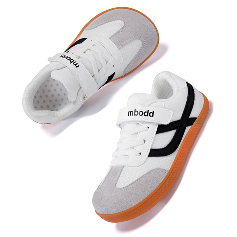 Wide Toe Box Running Sneakers - أحذية رياضية للأطفال بدون رباط، للأولاد