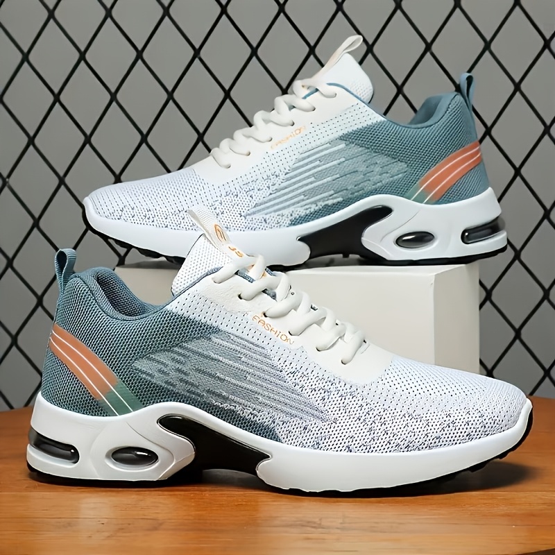أحذية جري رجالية شبكية منسوجة  - مراجعة Shock Absorbing Gym Trainers وسعره
