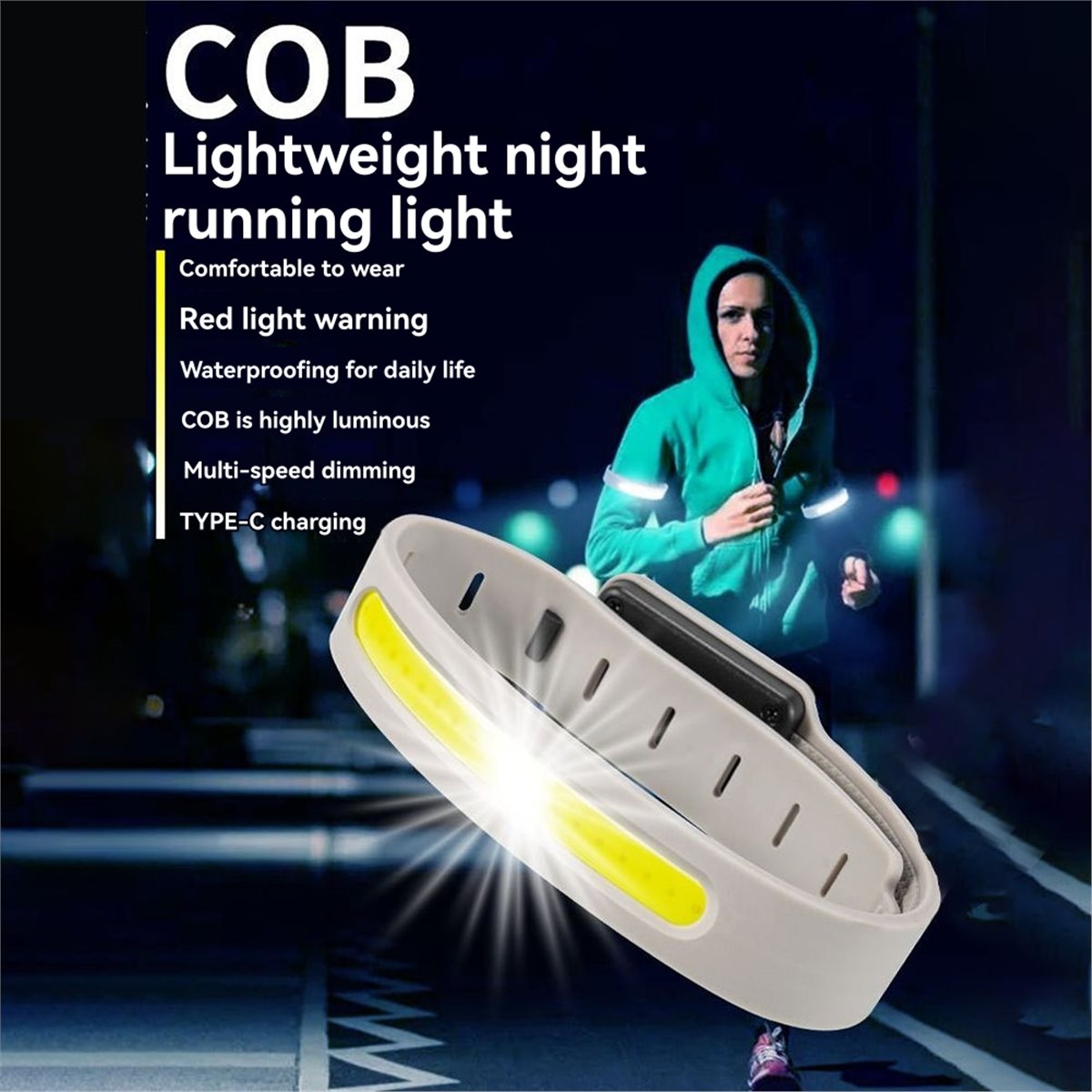 AD45 قطعتان من أشرطة الذراع ال - مراجعة Reflective Night Running Shoes وسعره