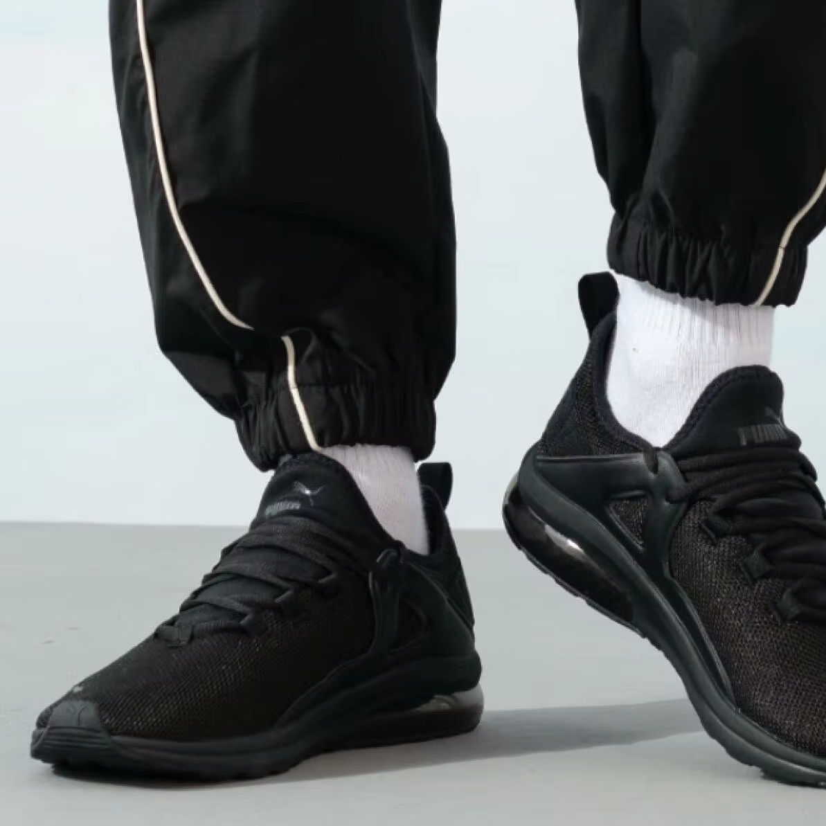 حذاء بوما رجالي كاجوال 385669- - مراجعة Knit Fabric Lace Up Sneakers وسعره
