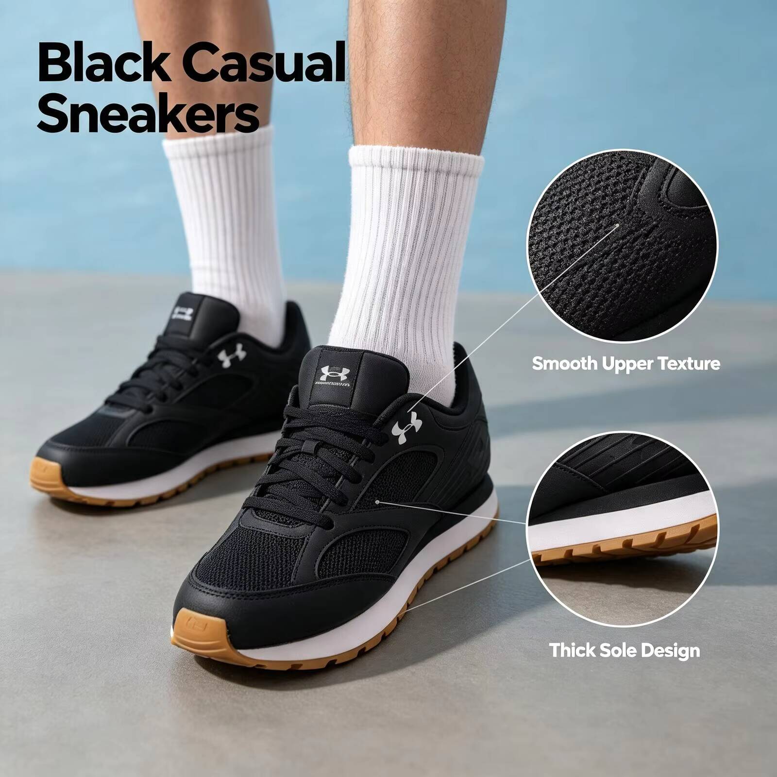 حذاء جري رياضي جديد من Under A - مراجعة Air Cushion Jogger Shoes Men وسعره