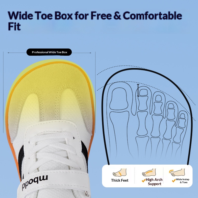 أحذية رياضية للأطفال بدون رباط - مراجعة Wide Toe Box Running Sneakers وسعره
