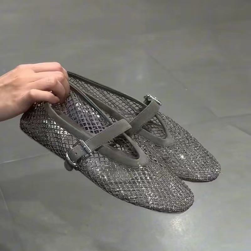 صنادل باوتو نسائية مرصعة بالأح - مراجعة Sandals وسعره