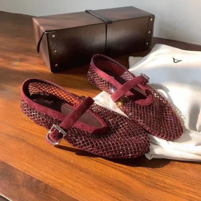 صنادل باوتو نسائية مرصعة بالأح - مراجعة Sandals وسعره