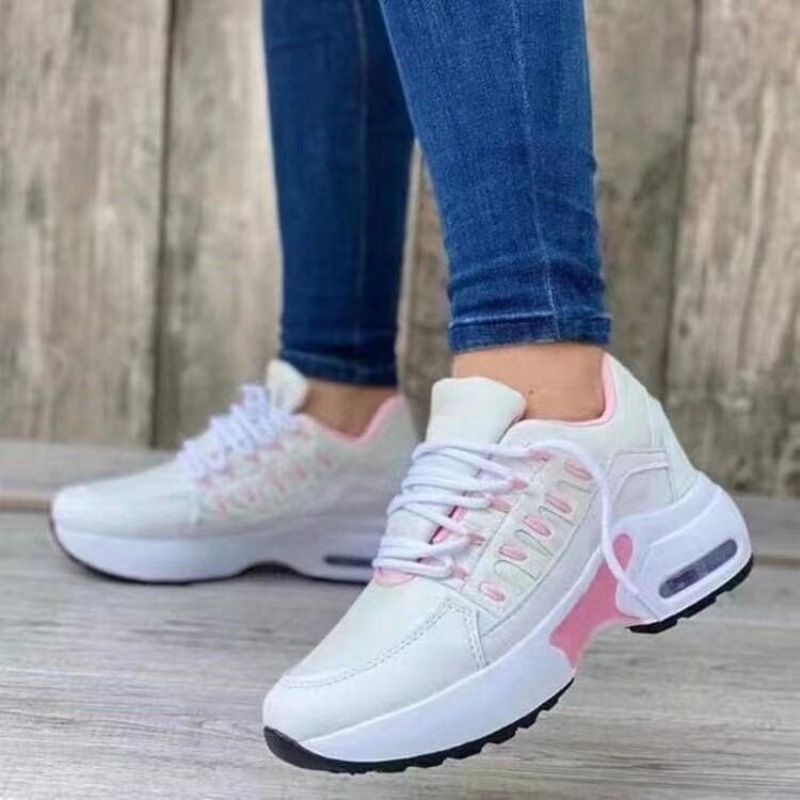حذاء رياضي نسائي أنيق ذو نعل س - مراجعة Breathable Mesh Athletic Shoes وسعره
