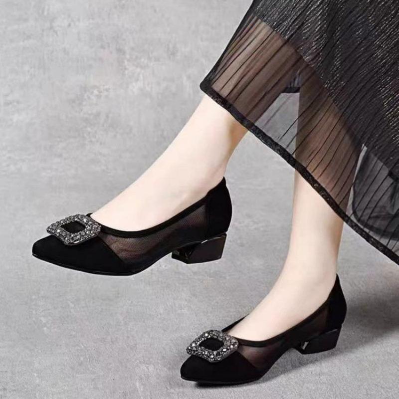 أحذية نسائية أنيقة بكعب مربع و - مراجعة Women'S Shoes وسعره